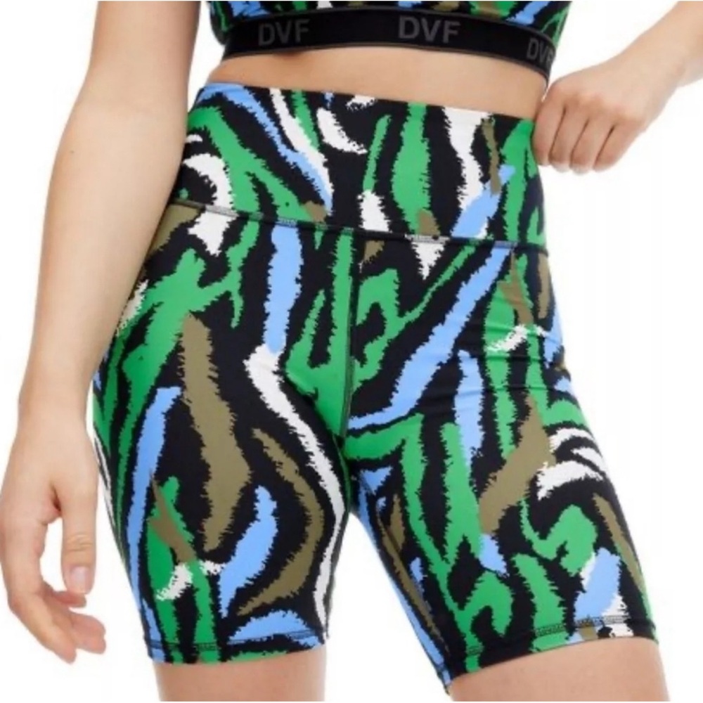 NWT Diane Von Furstenberg for Target Disco Zebra Bike Shorts